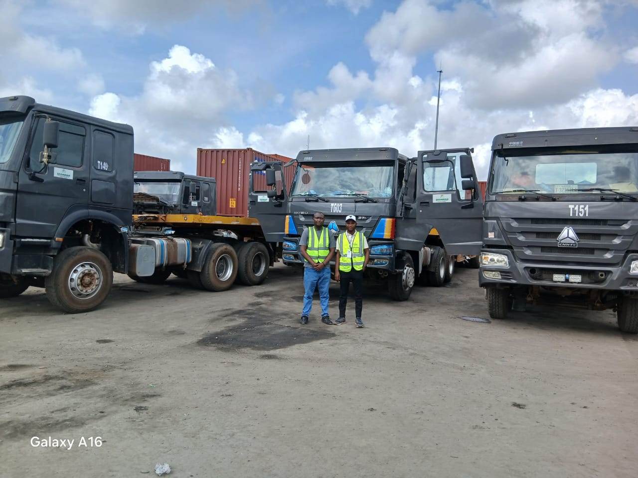 Dillyvest staff and truck fleet